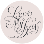 Love My Dress wedding logo