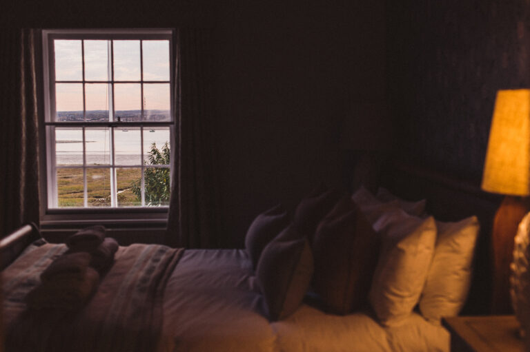 Lovely water views for The Ferry House waterside rooms.